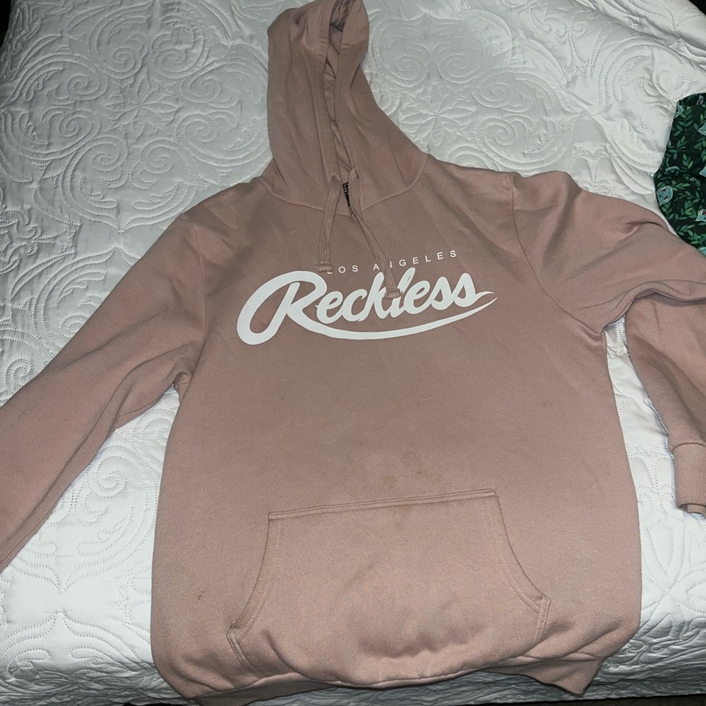Young & Reckless Pink Hoodie